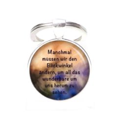 Schlüsselanhänger - mit Spruch über das Leben - Geschenk für eine Freundin